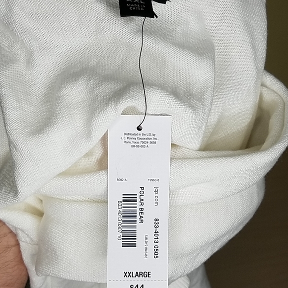 NWT Worthington asymmetrical sweater blouse F22 - Picture 5 of 6